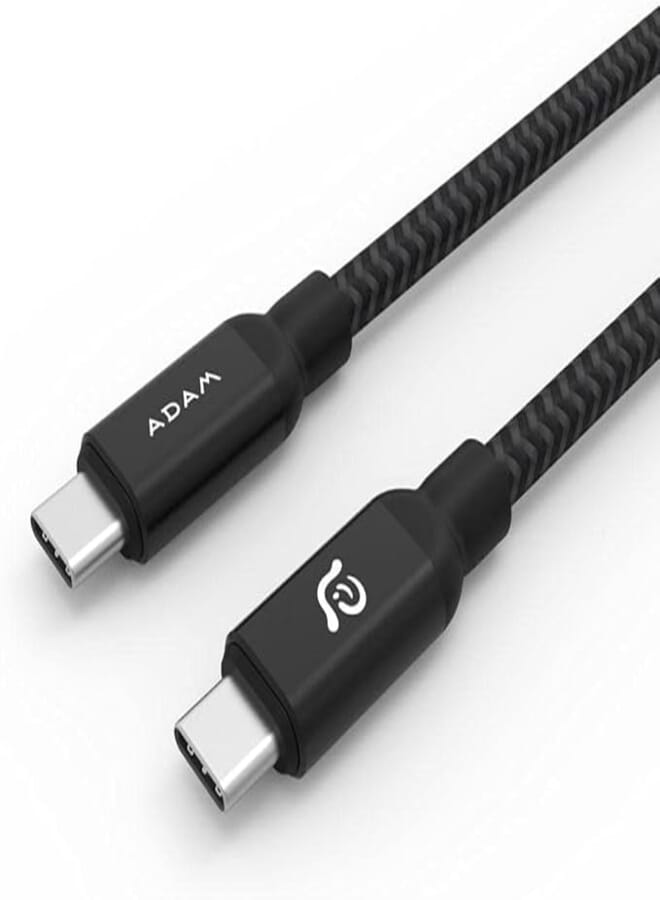 ADAM ELEMENTS CASA C200 USB-C to USB-C 100W Charging Cable Black